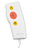 Manipulator pacjenta VL, 1 przycisk przywołania, 2 przyciski do obsługi oświetlenia, obudowa przeciwbakteryjna