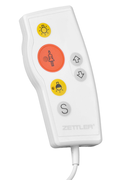 Manipulator pacjenta VL, 1 przycisk przywołania, 2 przyciski do obsługi oświetlenia, 1 przycisk serwisowy, 2 przyciski funkcyjne, obudowa przeciwbakteryjna