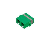 Adapter SC-APC SM, duplex, zielony