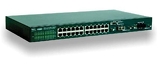 Przełącznik 24xRJ45 Smart 10/100, (auto-negotiation), opcjonalnie 2 x uplink - PN 0-1591093-2