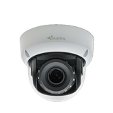 Kamera kopułkowa Illustra Flex 8MP, obiektyw zmiennoogniskowy 3.4-9mm, zewnętrzna, wandaloodporna, przezroczysta bańka, biała obudowa, TDN z/IR, TWDR