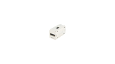 Mini-Com® USB 2.0 female A to female A coupler module, Black
