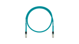 Patch Cord, IndustrialNET, Cat6A, Shielded, 600V, RJ45 plug to RJ45 plug, Teal, 1 meter