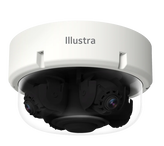 Kamera wieloobiektywowa Illustra Pro4, 4x8 MP (32 MP), 3,6–11 mm, TDN z IR, AI, Micro USB, HDMI, PTR, TWDR, PoE90W/24 V AC