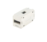 Mini-Com® USB 2.0 female A/female A coupler for use with IndustrialNet™ Data Access Port.