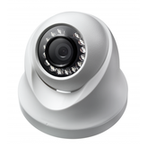 Kamera kopułkowa Illustra Essentials 2MP, obiektyw stałoogniskowy 3.6mm, zewnętrzna IP67, wandaloodporna IK10, przezroczysta bańka, biała obudowa, TDN z/IR, WDR